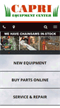 Mobile Screenshot of capriequipment.net